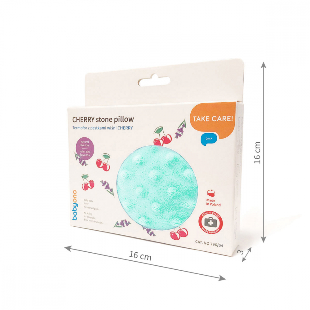 Pernă sâmburi cireșe Babyono | Ameliorare colici 52RON - imagine 7