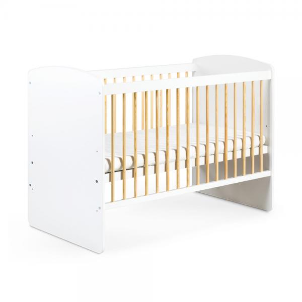 Set Mobilier Klups Karolina Alb-Natur Camera Copii - imagine 2