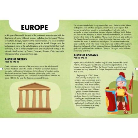 Puzzle Civilizatii Antice Sassi 200 piese educativ - imagine 3