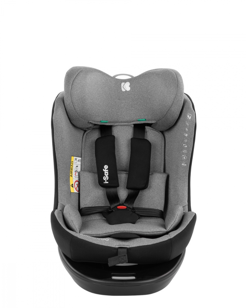 Scaun Auto KikkaBoo i-SIZE ISOFIX, Gri - imagine 7
