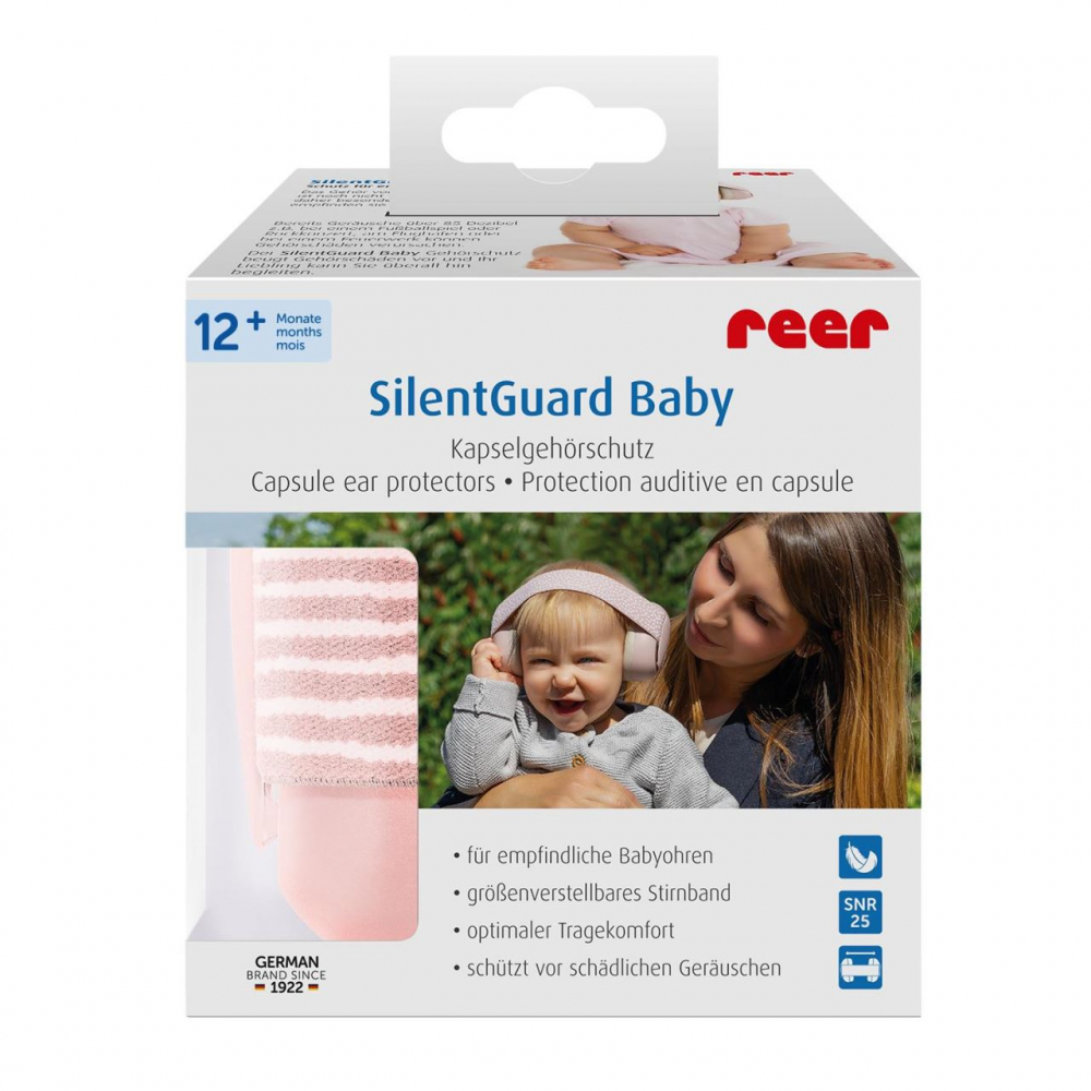 Căști Antifonice Reer SilentGuard Baby Roz - imagine 6