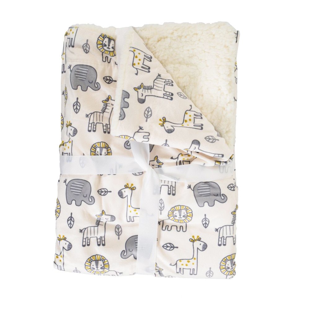Paturica Cangaroo Shaggy Beige, 75x105 cm - imagine 3