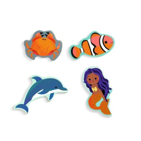 Puzzle Ocean Lemn Djeco | Jucărie Educativă - imagine 3