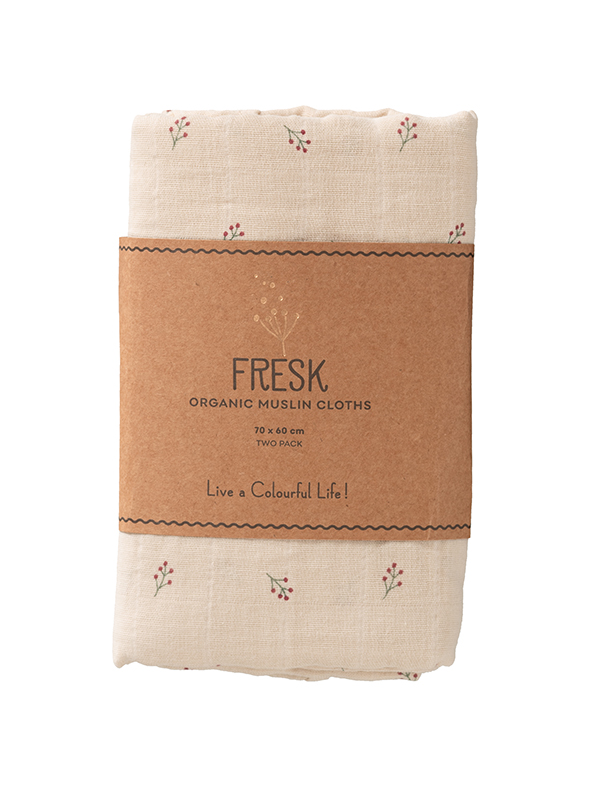 Set 2 Paturici Muselin Berries Fresk