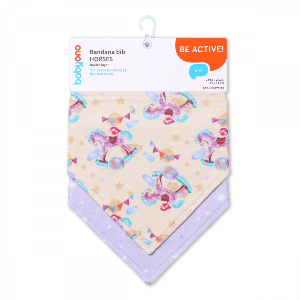 Set 2 Bavete Babyono Bandana Caiuți - imagine 5