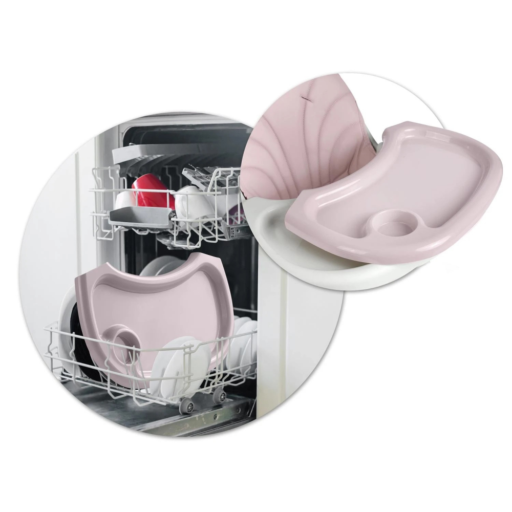 Scaun Masa 3in1 Ricokids Milo Roz, Transformabil - imagine 8