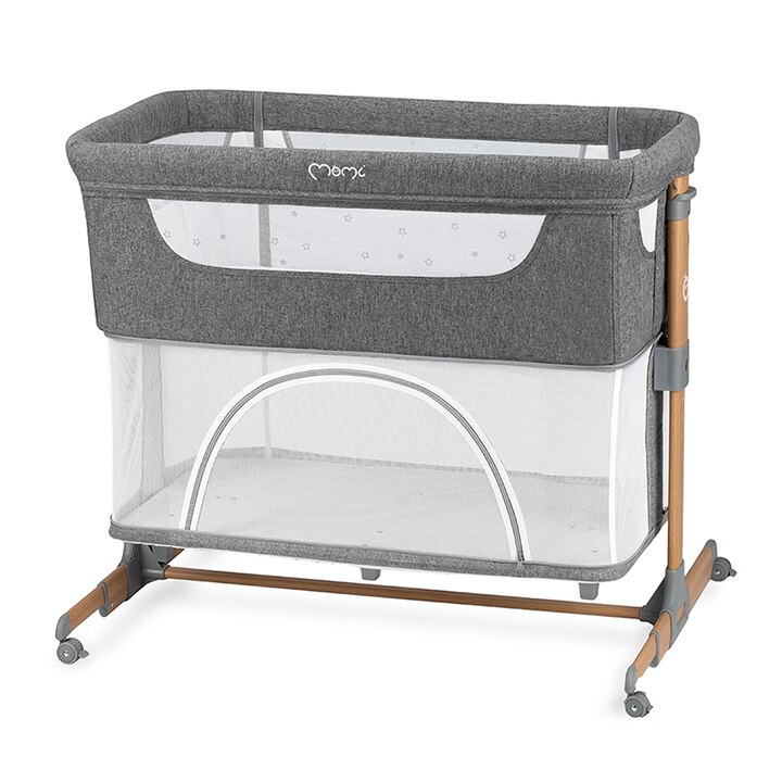 Co-sleeper Momi Smart Bed 4 în 1, Gri - imagine 6