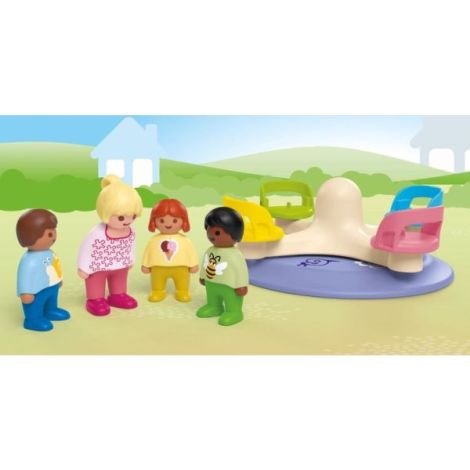 Playmobil Junior Carusel - Jucărie Colorată - imagine 4
