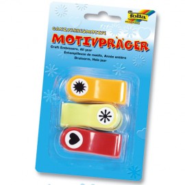 Set 3 Aparate Embosare Inima Folia Paper - imagine 2