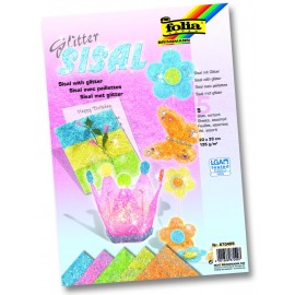 Sisal Pastel Glitter 5 | Folia Paper