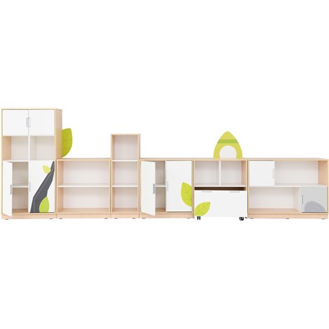 Set Flora Moje bambino - Mobilier tematic grădiniță - imagine 3