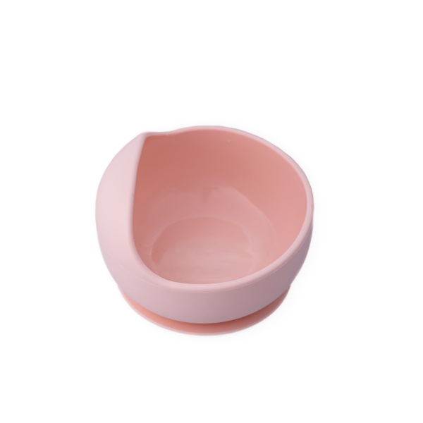 Set Diversificare Oaki Roz: Castron cu Ventuză și Linguriță