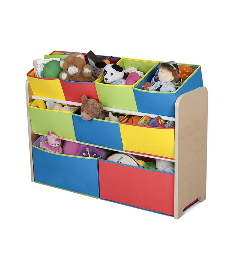 Organizator Ginger Home, Jucării, 9 Cutii, Lemn - imagine 3
