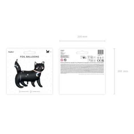 Balon Folie Pisica Neagra | Party Deco | XXL - imagine 5