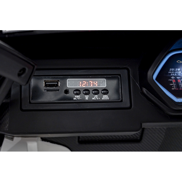 Masinuta Electrica Lamborghini Sian Alb 106W | 2 Locuri - imagine 7