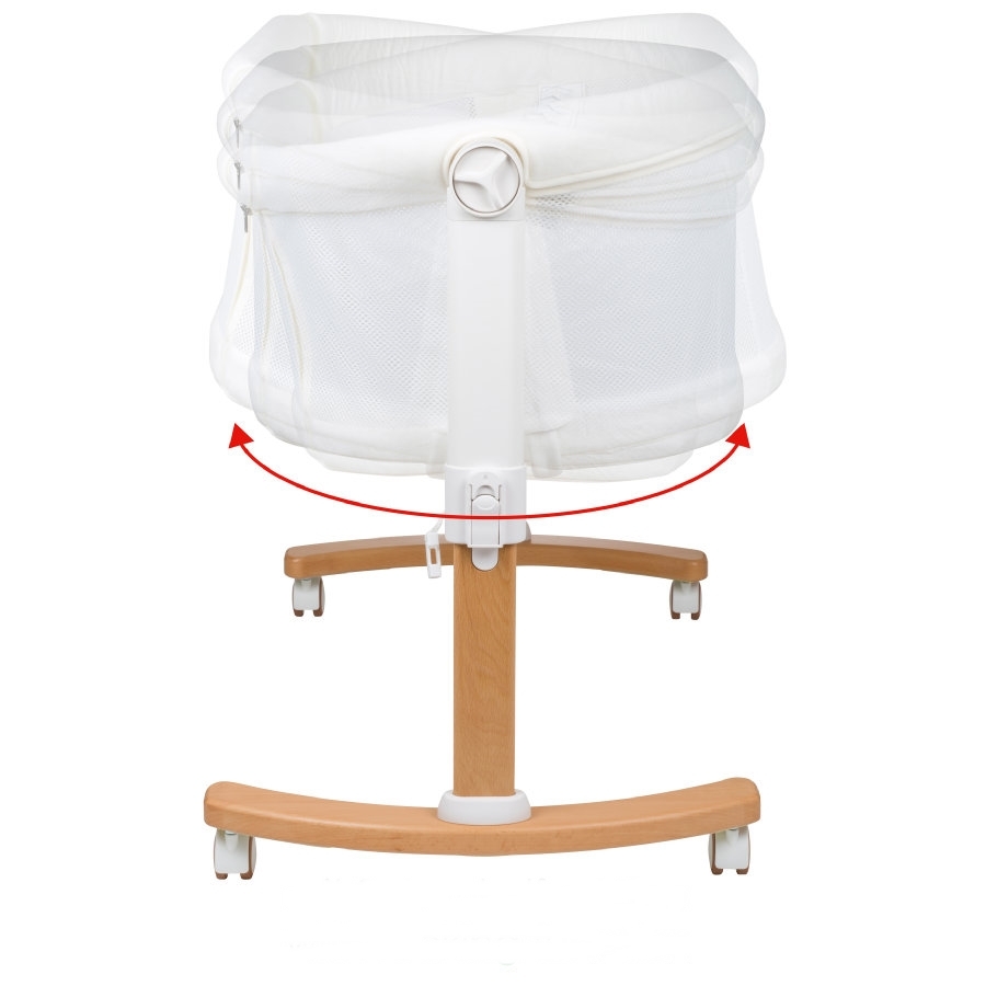 Patut Co-Sleeper BabyGo 2 in 1 Amila Creme - imagine 3