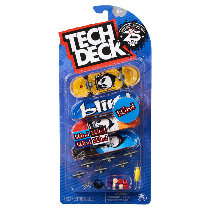 Tech Deck Pachet 4 Fingerboard Blind 9.6cm