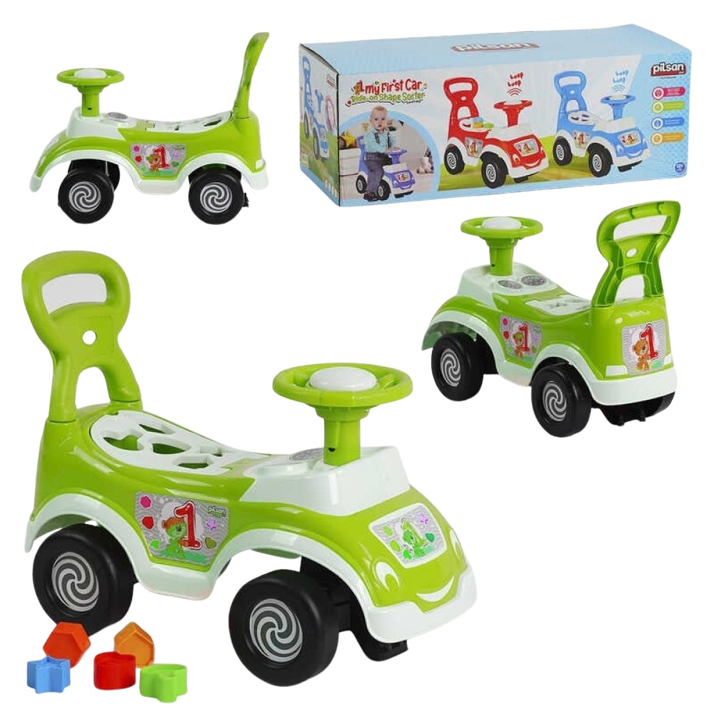 Pilsan Shape Sorter Car - Masinuta verde pentru copii - imagine 2