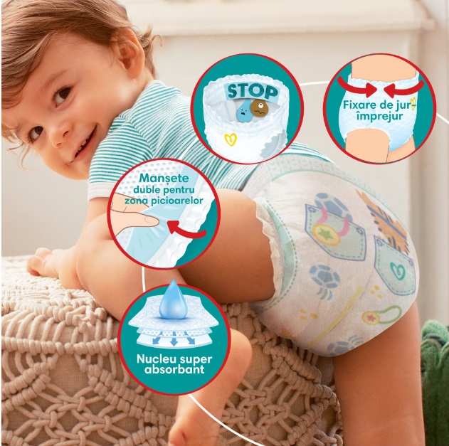 Scutece Pampers Pants XXL | Confort și Protecție Superioară - imagine 7