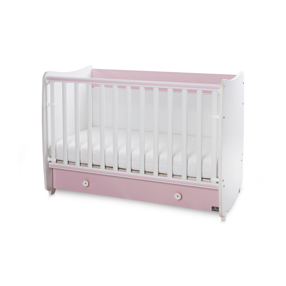 Patut balansoar Lorelli Dream 60x120 cm, Alb/Roz - imagine 5