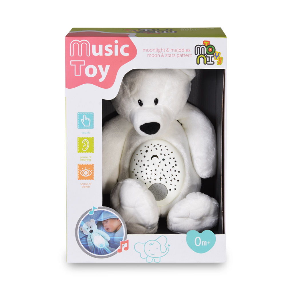 Lampa de veghe Moni cu proiectii Ursul polar si sunete - imagine 2