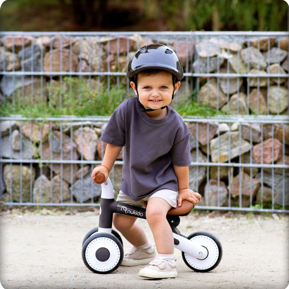 Bicicleta Echilibru Nukido Negru | Dezvoltare Copii - imagine 2