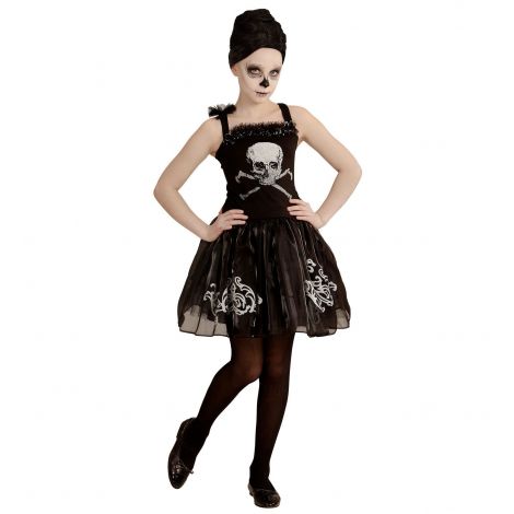 Costum Balerina Schelet Fetita | Widmann - imagine 2