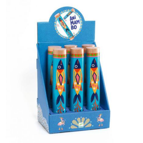 Rainstick Djeco din Lemn | Sunet de Ploaie Calmant - imagine 3