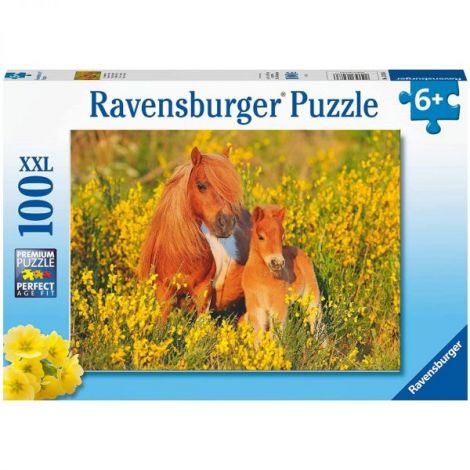 Puzzle Ponei 100 Piese Calitate Ravensburger - imagine 2