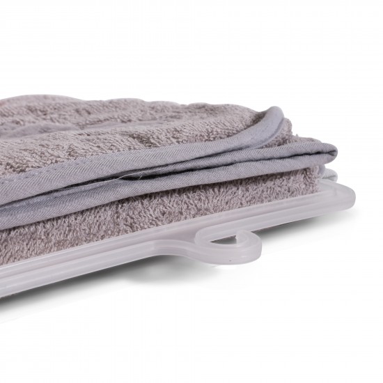 Prosop cu gluga Cangaroo Manny, Bumbac 100%, Grey - imagine 2