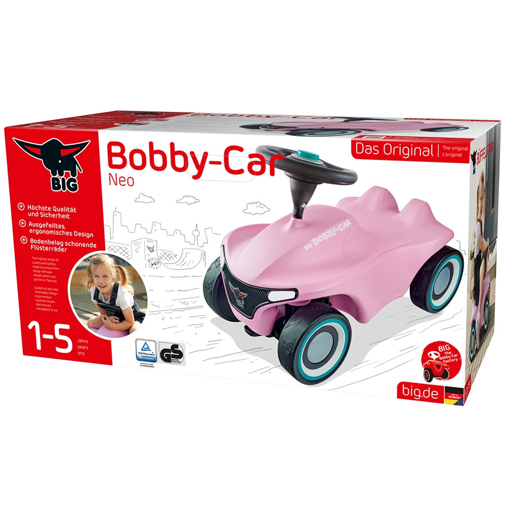 Big Bobby Car Neo Rose | Mașinuță Roti Silențioase - imagine 6