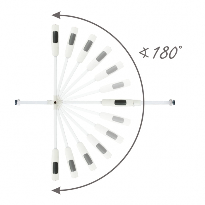 Poartă Siguranță Kidwell Guarda Alb, 74-105 cm - imagine 9