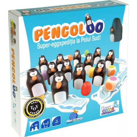 Pengoloo Blue Orange - Joc Memorie Copii 4+ Ani