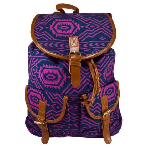 Rucsac Urban LaRue Roz pe Albastru cu Design Modern