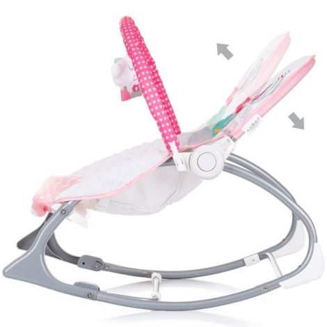 Scaun balansoar Chipolino Melody pink - Comfort & Siguranță - imagine 3