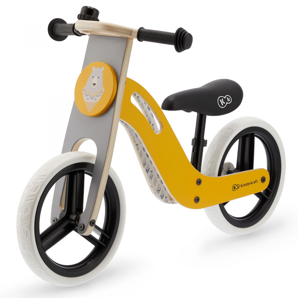 Kinderkraft Uniq Honey - Bicicletă echilibru lemn - imagine 9