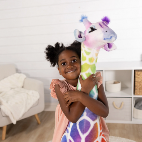 Girafa Rainbow Melissa&Doug 138cm Plus Gigant - imagine 3