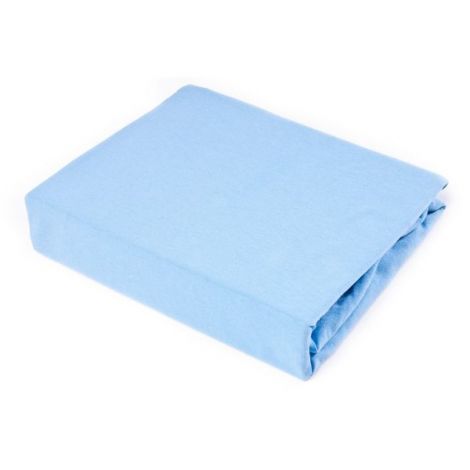 Cearsaf Jersey Sensillo 120x60 cm Albastru - imagine 3