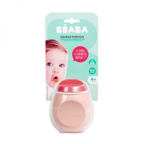 Recipient Silicon Squeez Beaba Roz, 180 ml - imagine 2