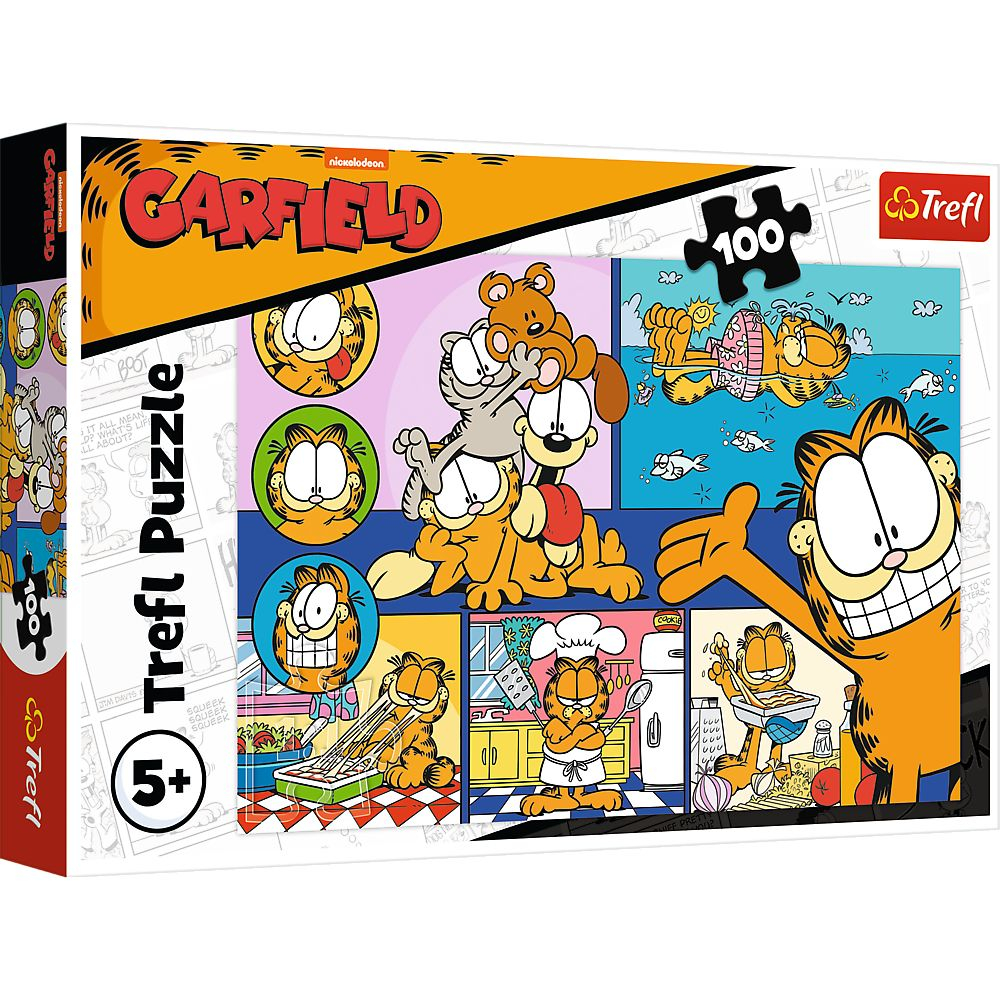 Puzzle Trefl 100 piese Garfield