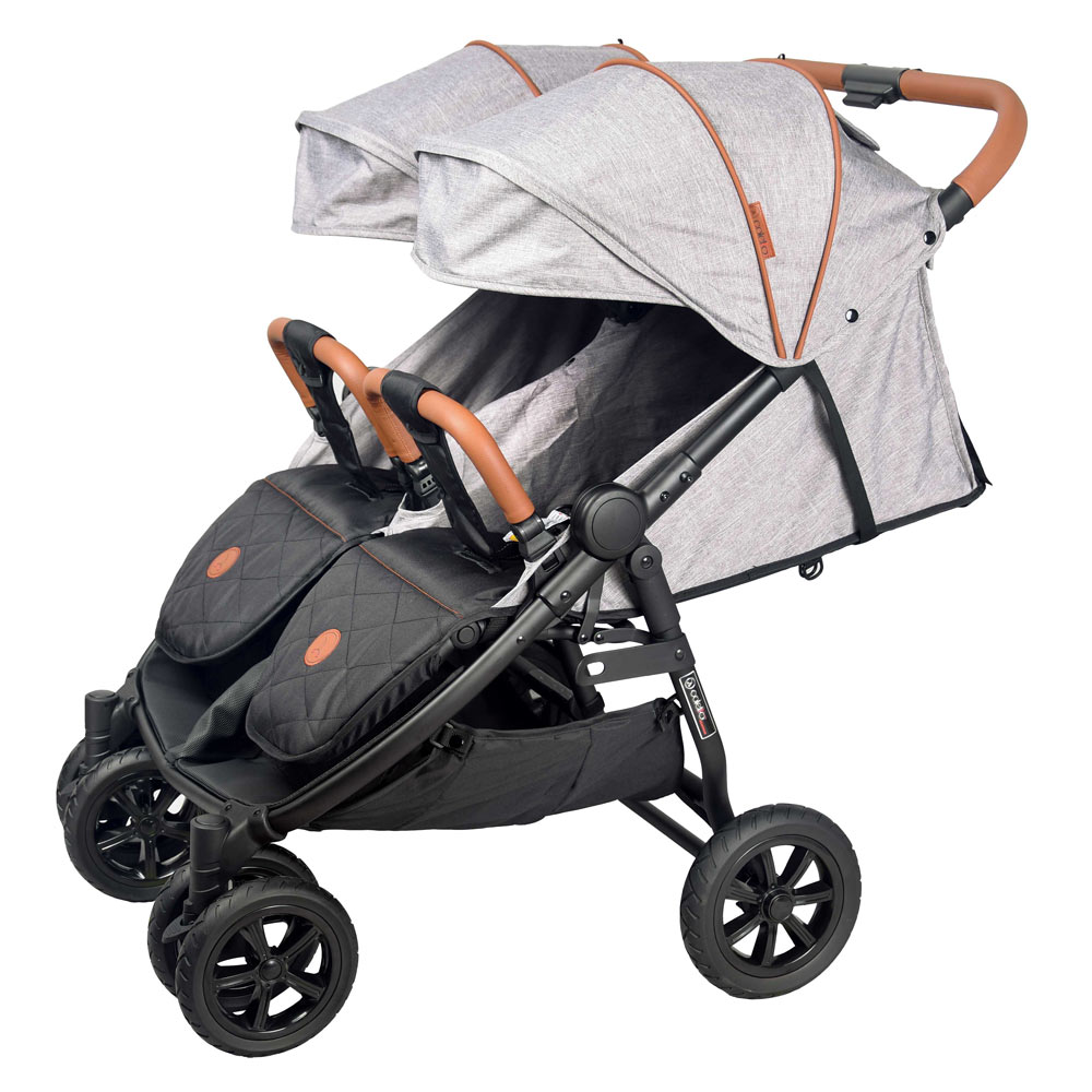Carucior Gemeni Enzo Twin Grey Coletto, Modular - imagine 4
