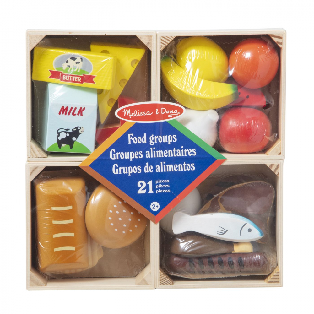 Set Alimentar din Lemn Melissa & Doug - Joacă Educativă