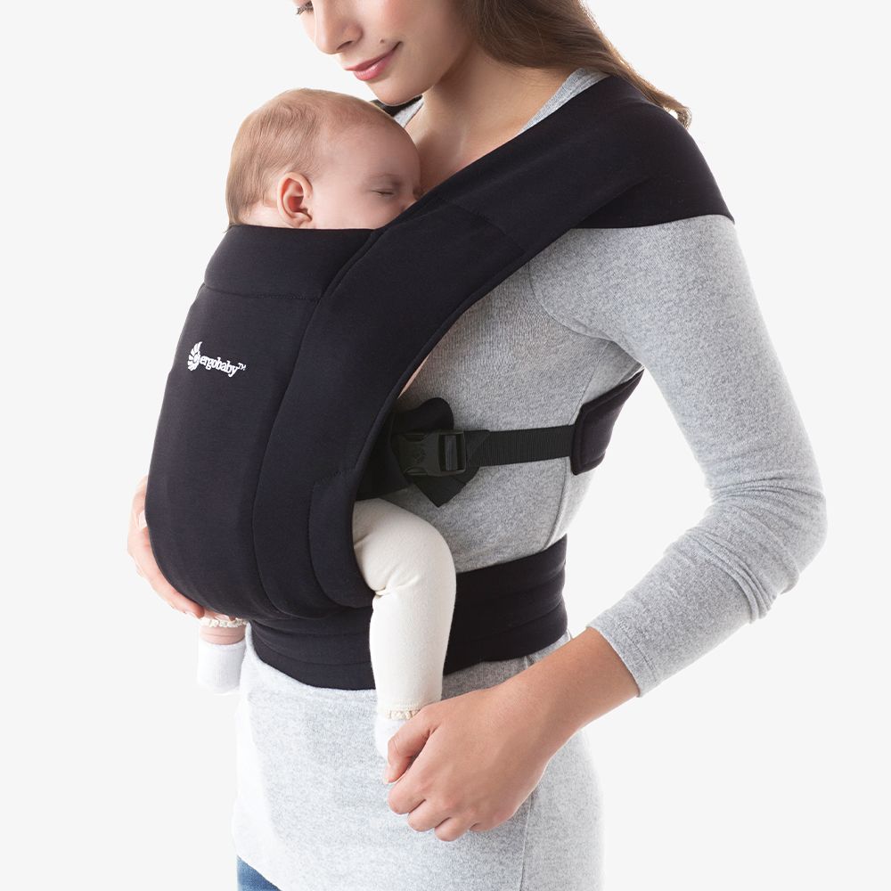 Marsupiu Ergobaby Embrace Pure Black - imagine 4