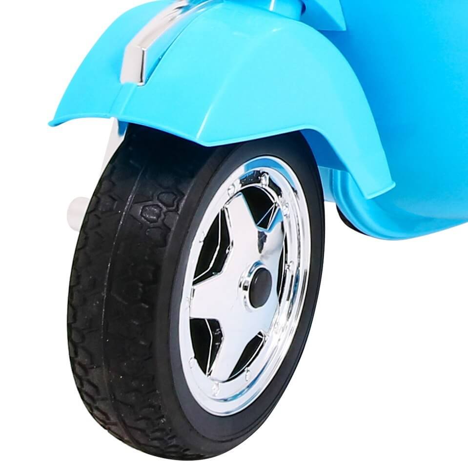 Scuter Electric Vespa PX150 12V Albastru | Autokids - imagine 7