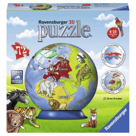 Puzzle 3D Glob Ravensburger - Lumea În Miniatură