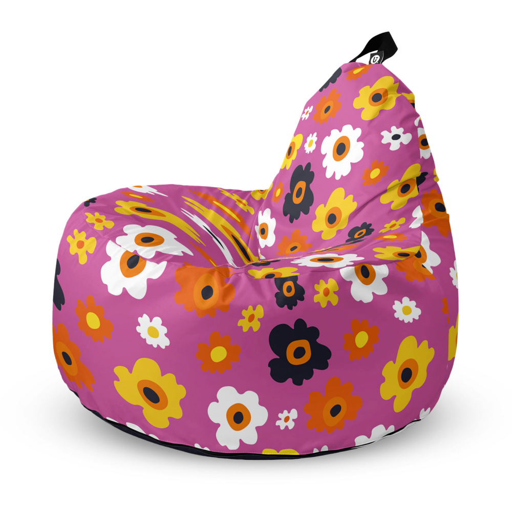 Fotoliu Bean Bag Updeco Big Chill Daisy Mov - imagine 5