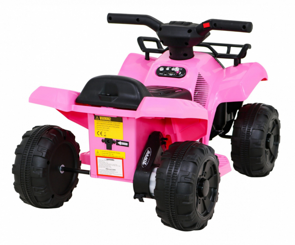 ATV Electric Ramiz Storm Pink pentru Copii