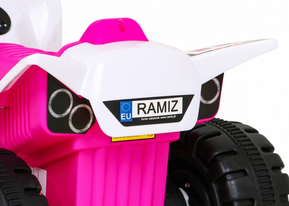 ATV Electric Storm Pink Ramiz | Jucării Motorizate - imagine 3