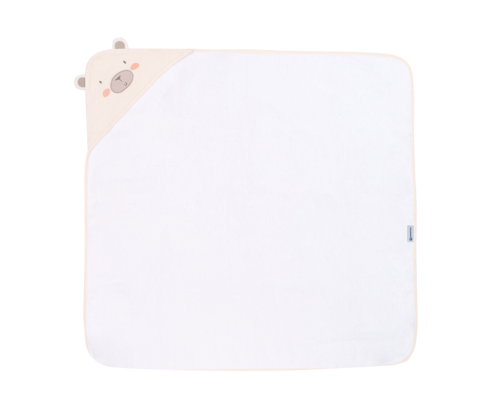 Prosop KikkaBoo cu glugă, Bumbac 100%, 90x90cm