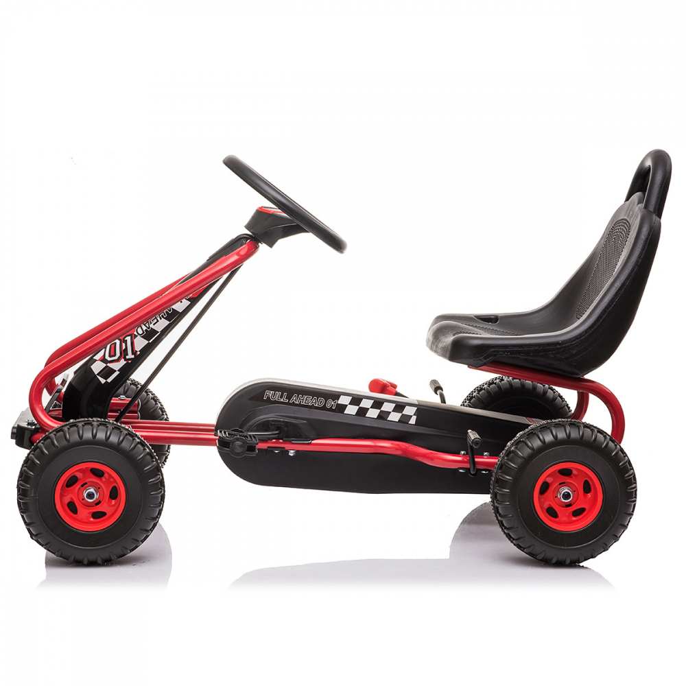 Kart Pedale Kidscare Rosu 3-6 Ani - imagine 2